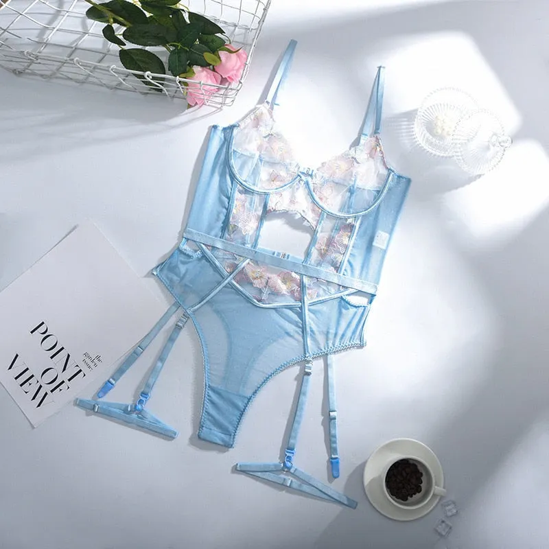 Floral Backless Bodysuit