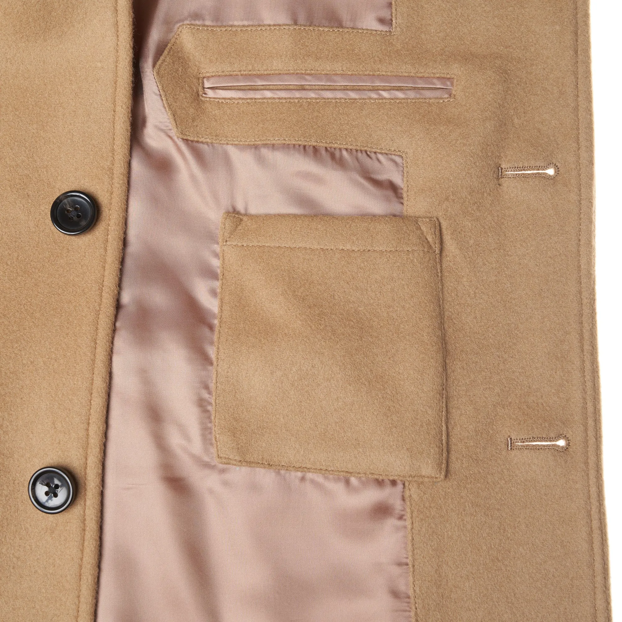 Fulton Wool Cashmere Topcoat - Camel