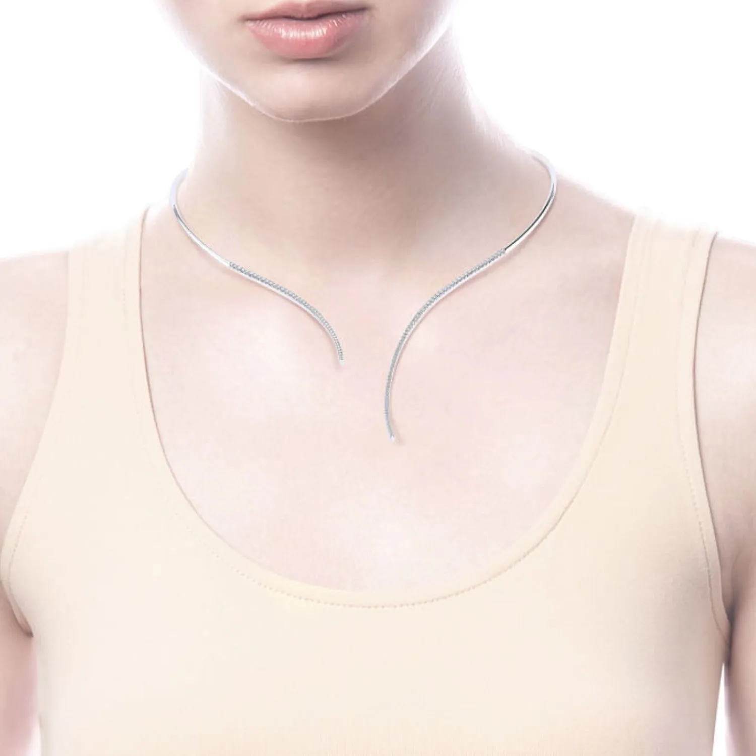 Gabriel & Co. "Cascade" Diamond Choker Necklace