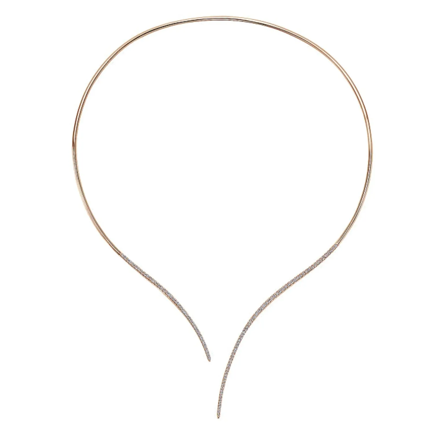 Gabriel & Co. "Cascade" Diamond Choker Necklace