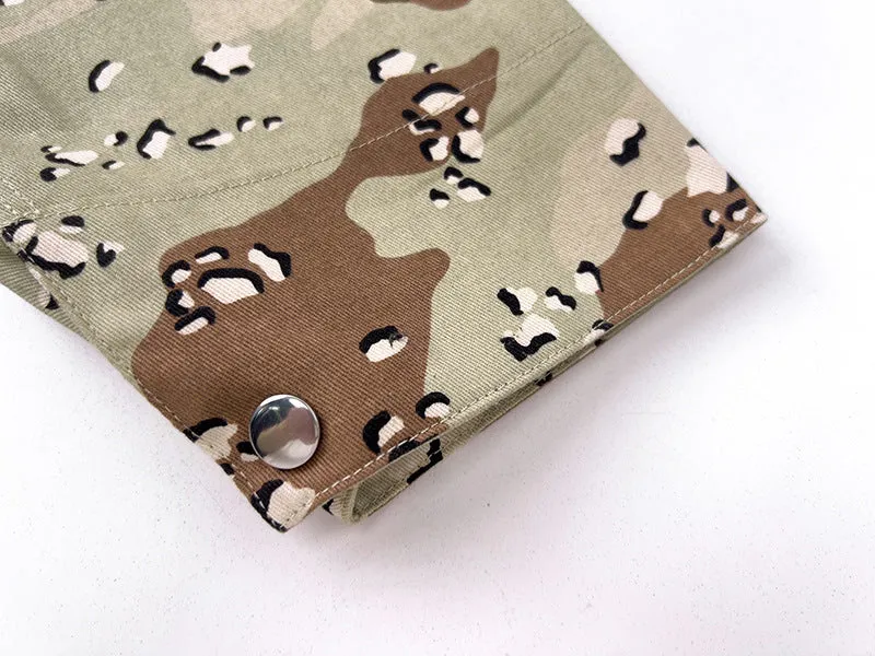 GALLERY DEPT letter print camouflage coach Jacket