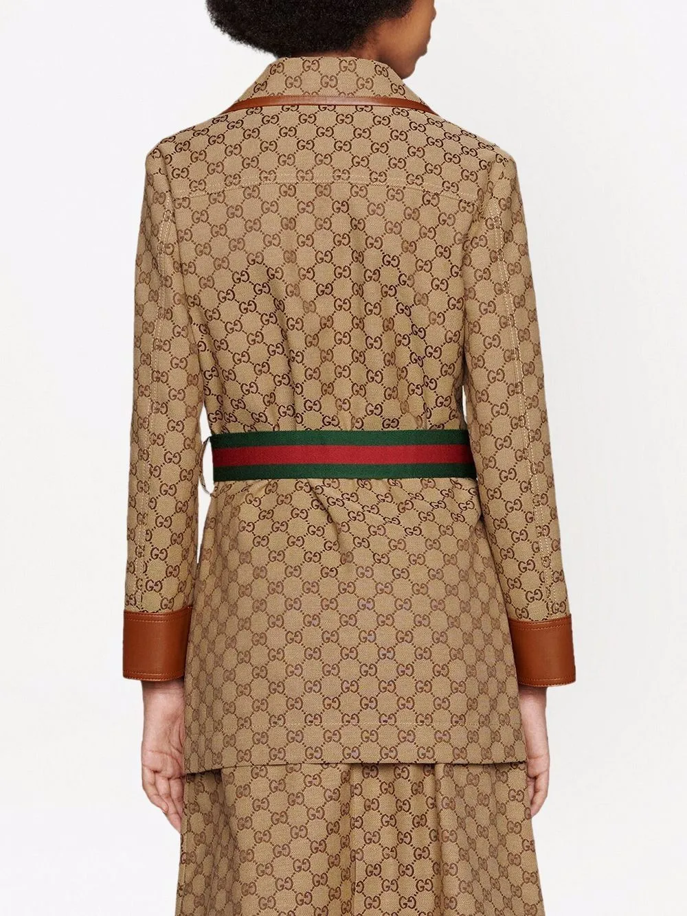 GG Jacket with Web Belt