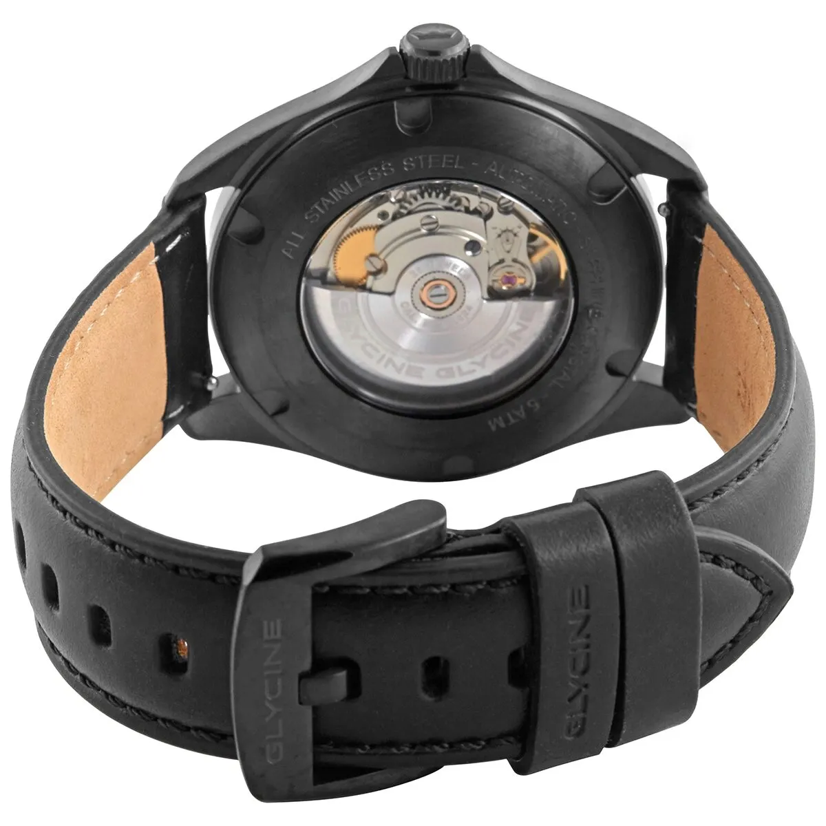 Glycine Combat 6 Vintage Automatic Black Dial Men's Watch GL0297