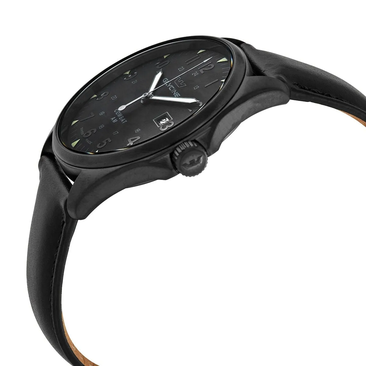Glycine Combat 6 Vintage Automatic Black Dial Men's Watch GL0297