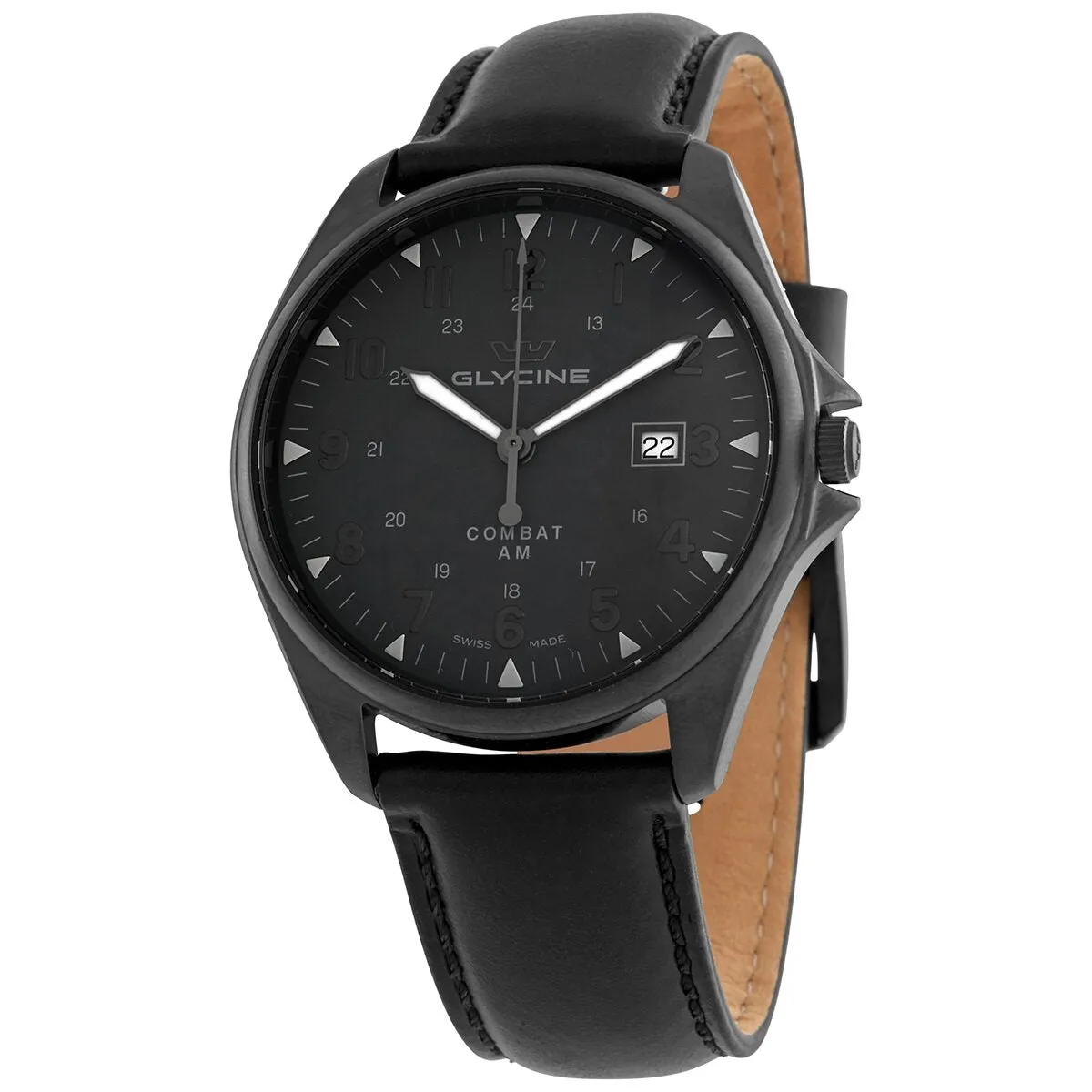 Glycine Combat 6 Vintage Automatic Black Dial Men's Watch GL0297