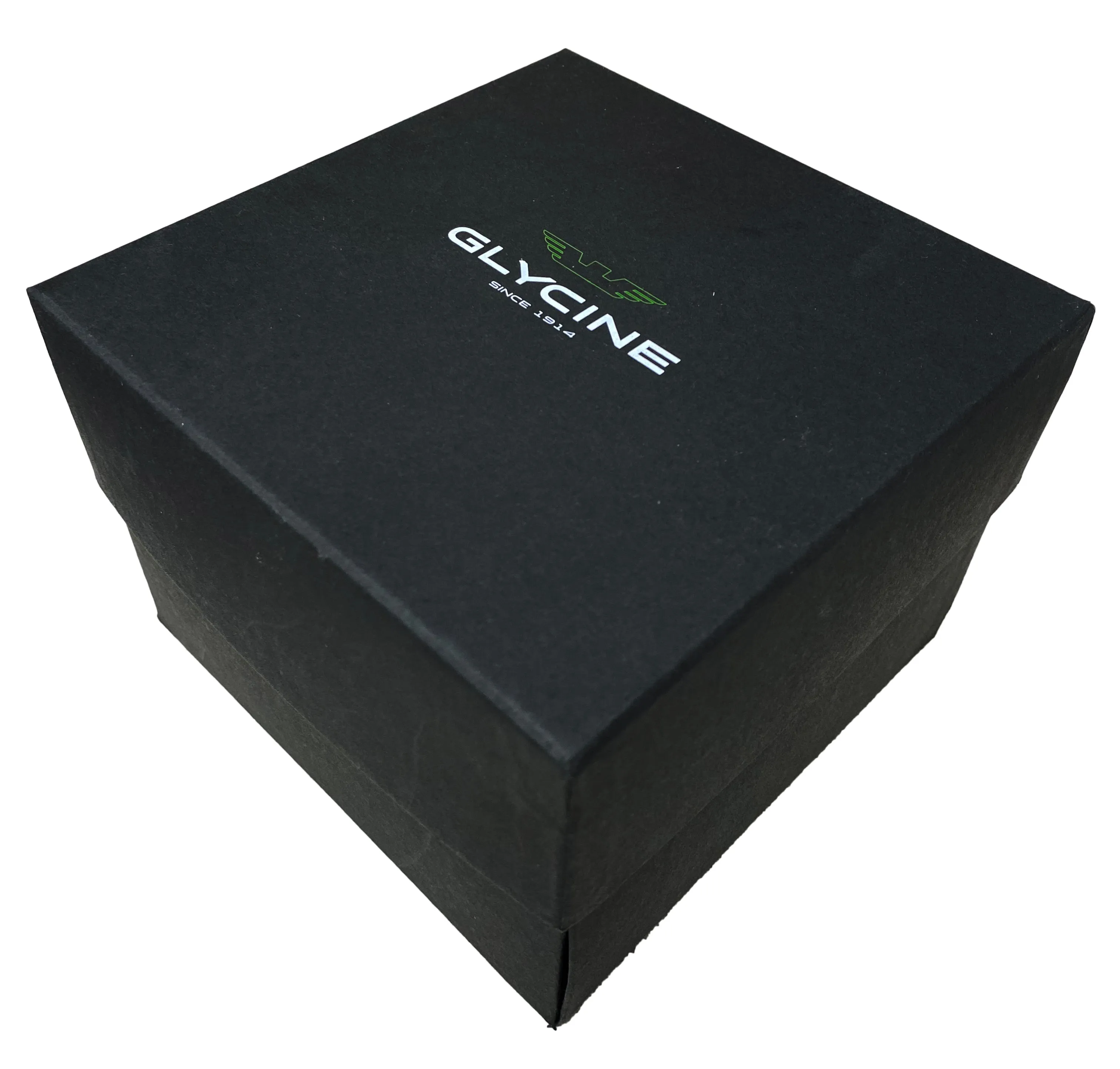 Glycine Combat Sub 3908 Black Dial Mens Watch Box & Papers