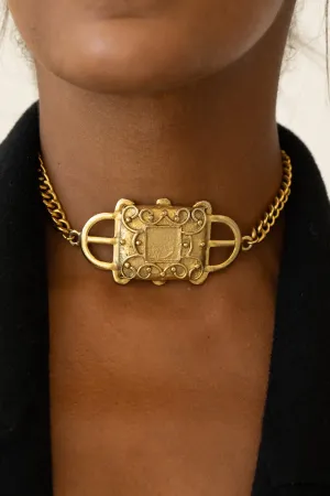 Gold Plate Choker