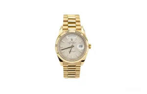 Gold Rolex Oyster Perpetual Daydate 40mm Beige Dial