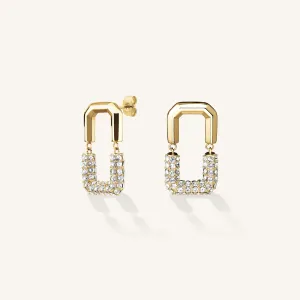 Half Studs Earrings