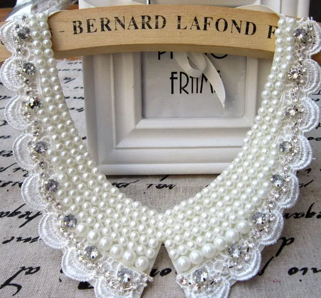 Handmade Jewelry Vintage Crystal Collar
