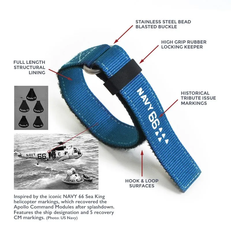 Haveston  IVA Series NAVY-66 Watch Strap