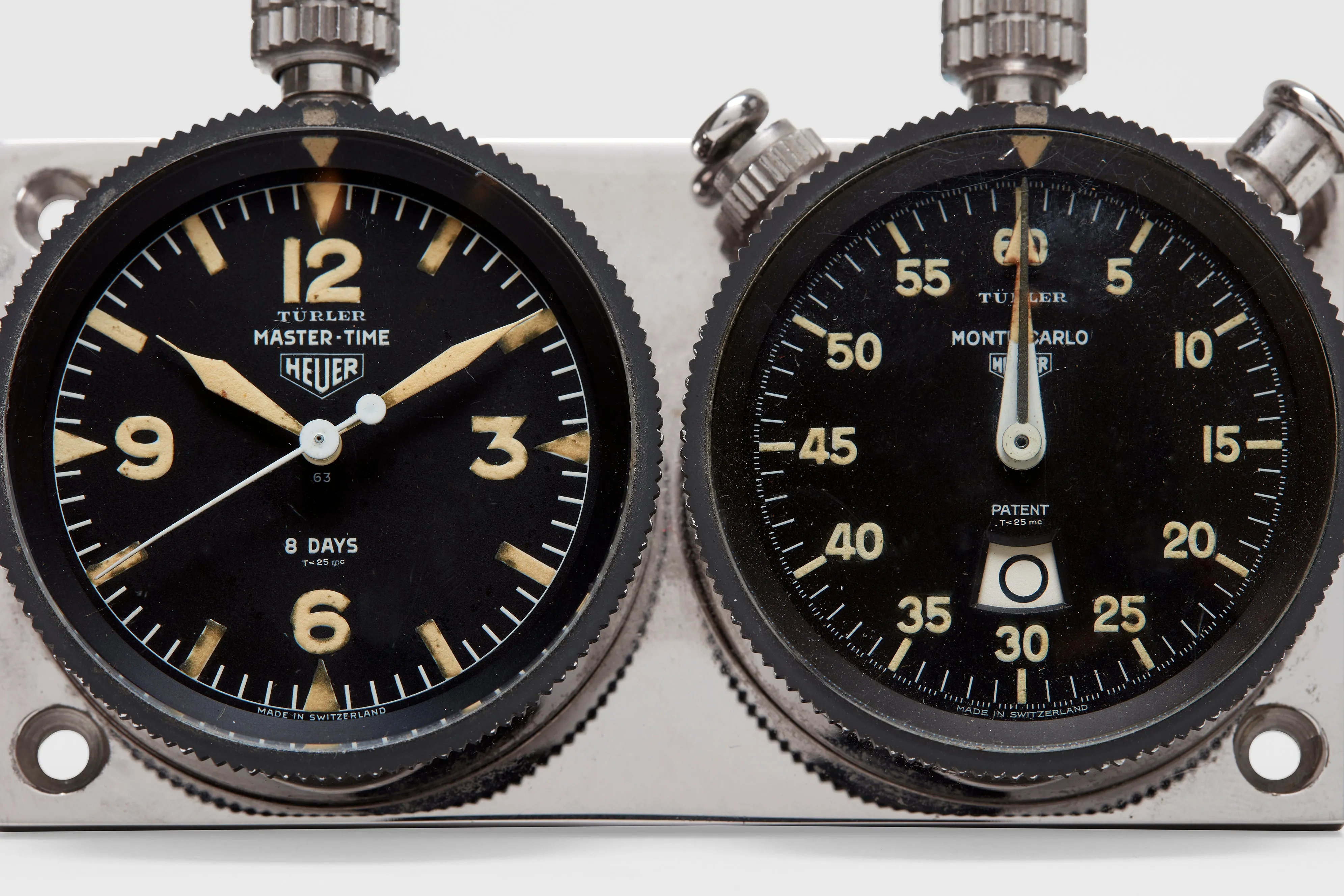 Heuer Türler Dashboard Clock & Timer