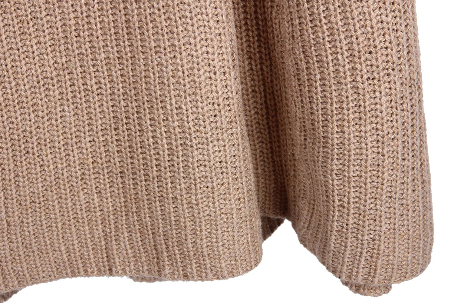 Hollow-out High-collared Capes Sweaters Outerwear