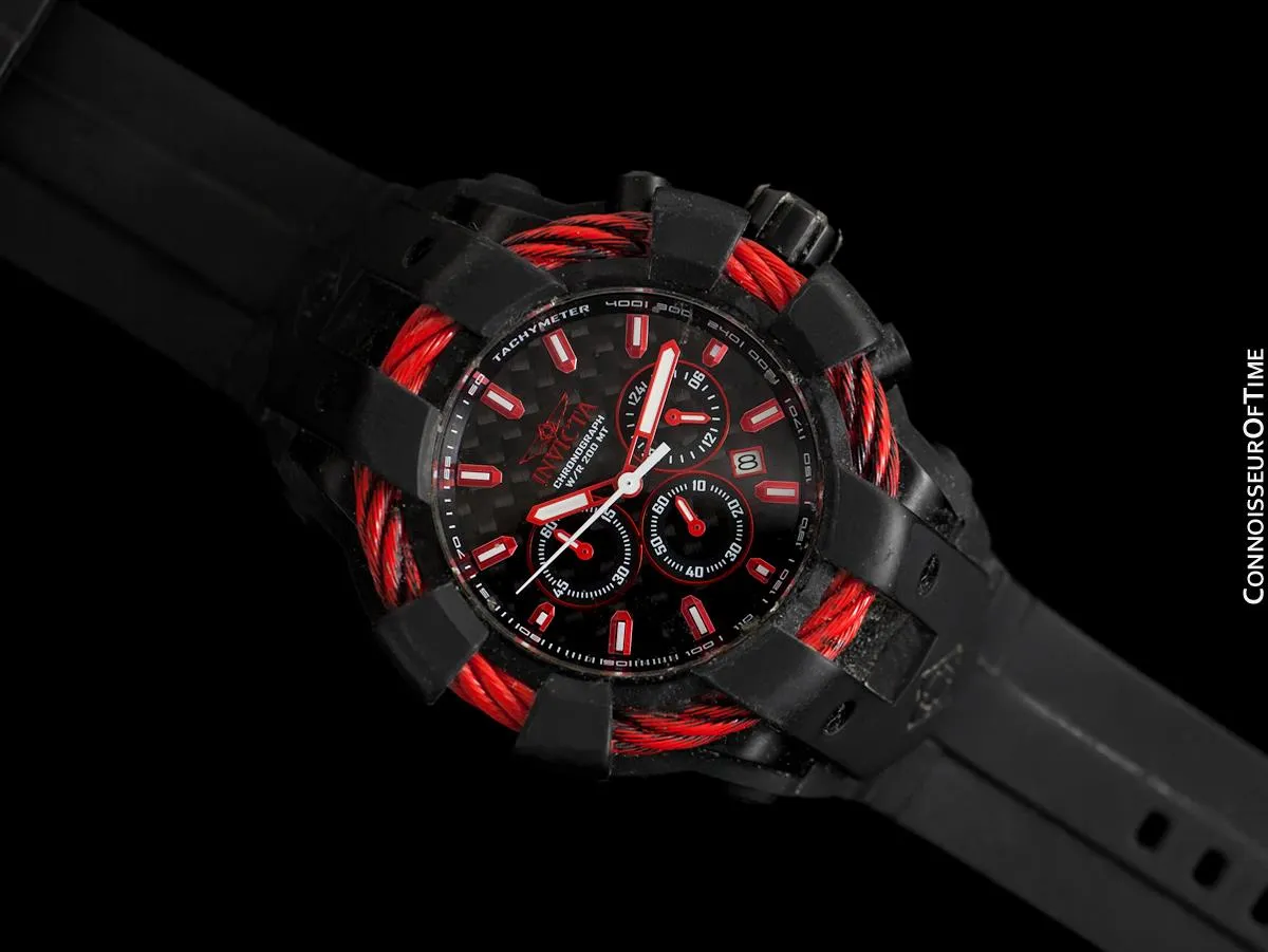 Invicta Bolt Mens Extra Large Chronograph Watch - Owned & Worn By Burt Reynolds