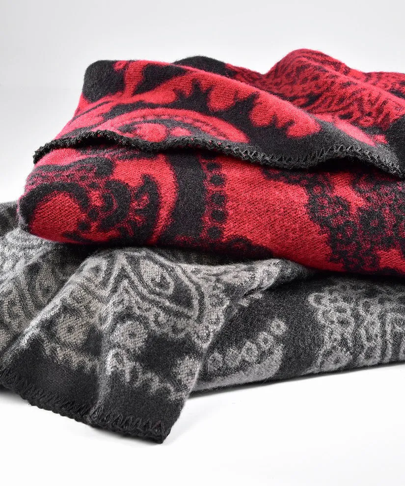 Jacquard Reversible Circle Cape