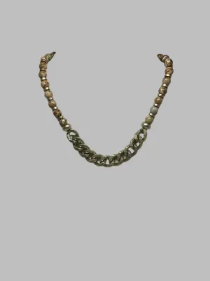 Jasper Stone Chain Necklace