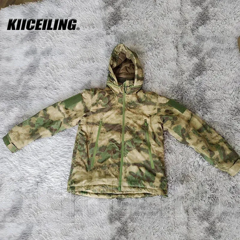 KIICEILING L7 Bomber Tactical Jackets For Men With Hood Winter Warm Waterproof Windbreakers Male Down Parkas Women Coats