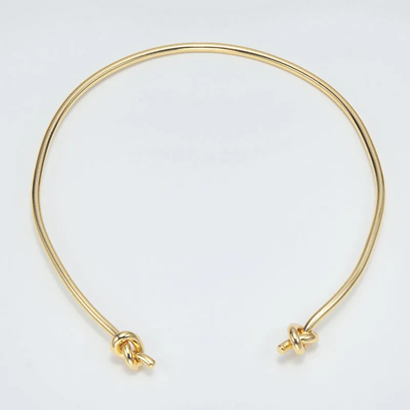 KNOT SORRY CHOKER NECKLACE