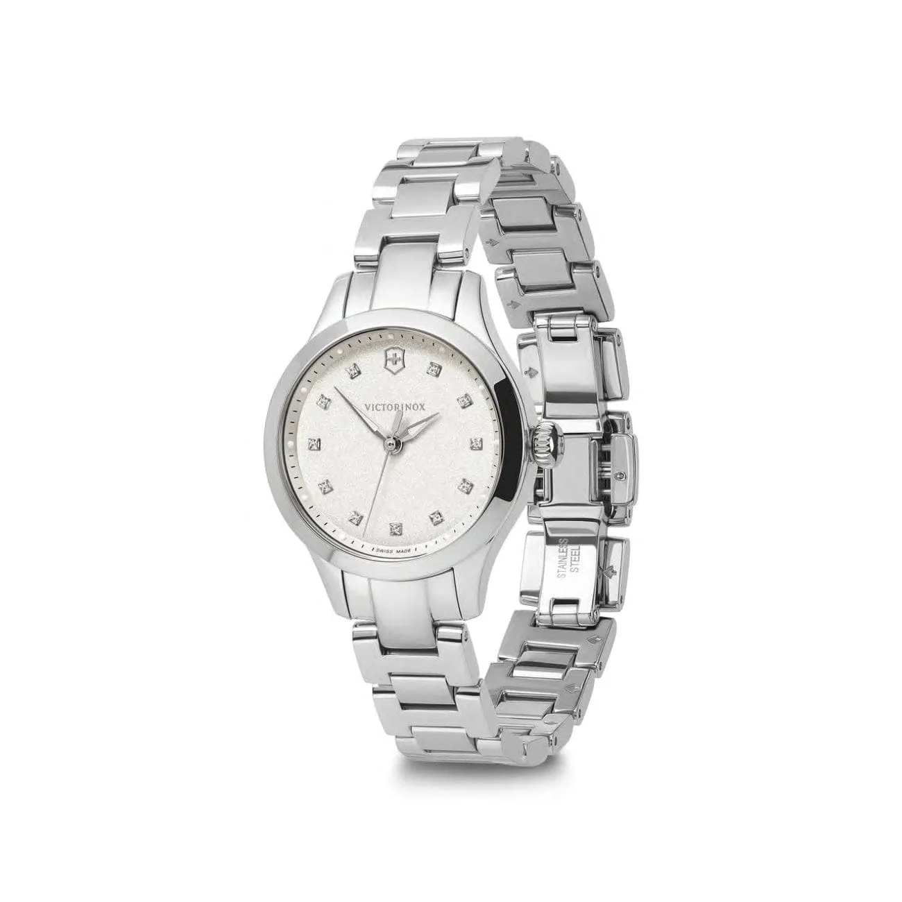 Ladies 28mm Steel Alliance XS with Pearly Dial