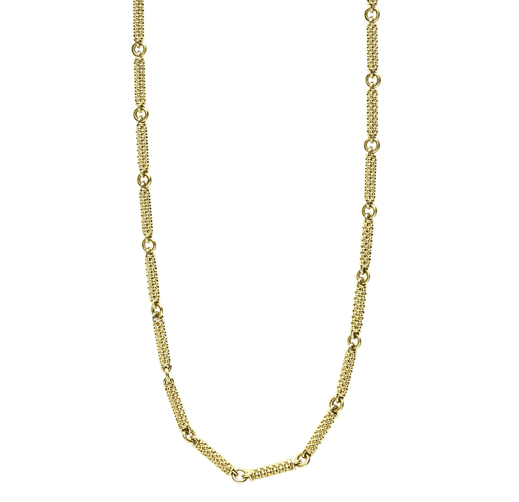 LAGOS Signature Caviar 18K Gold Superfine Caviar Link Necklace