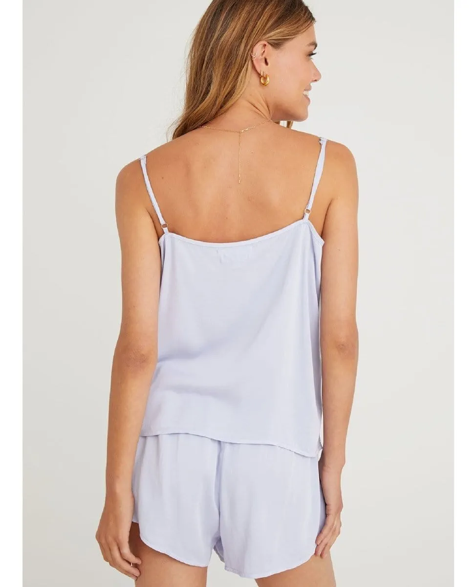 Lavender Frost Silk Camisole