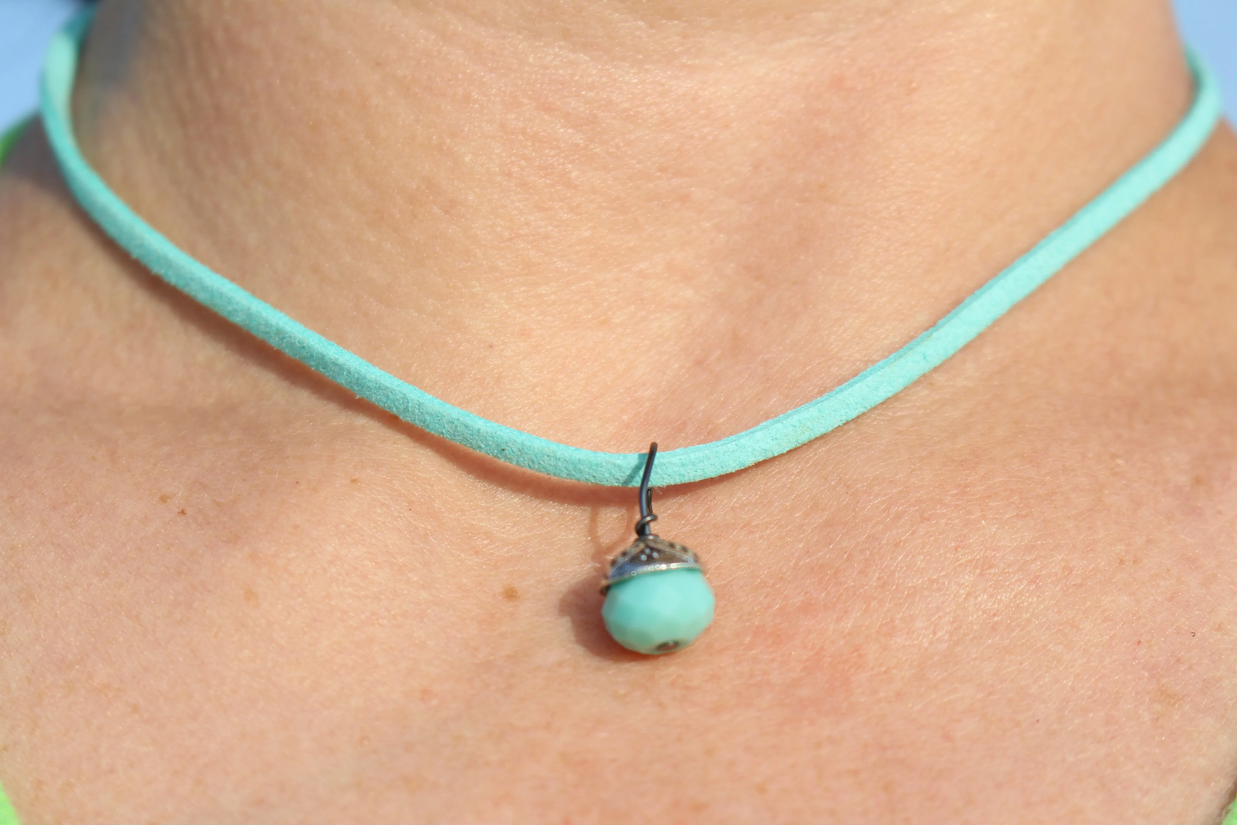 Leather Cord Choker