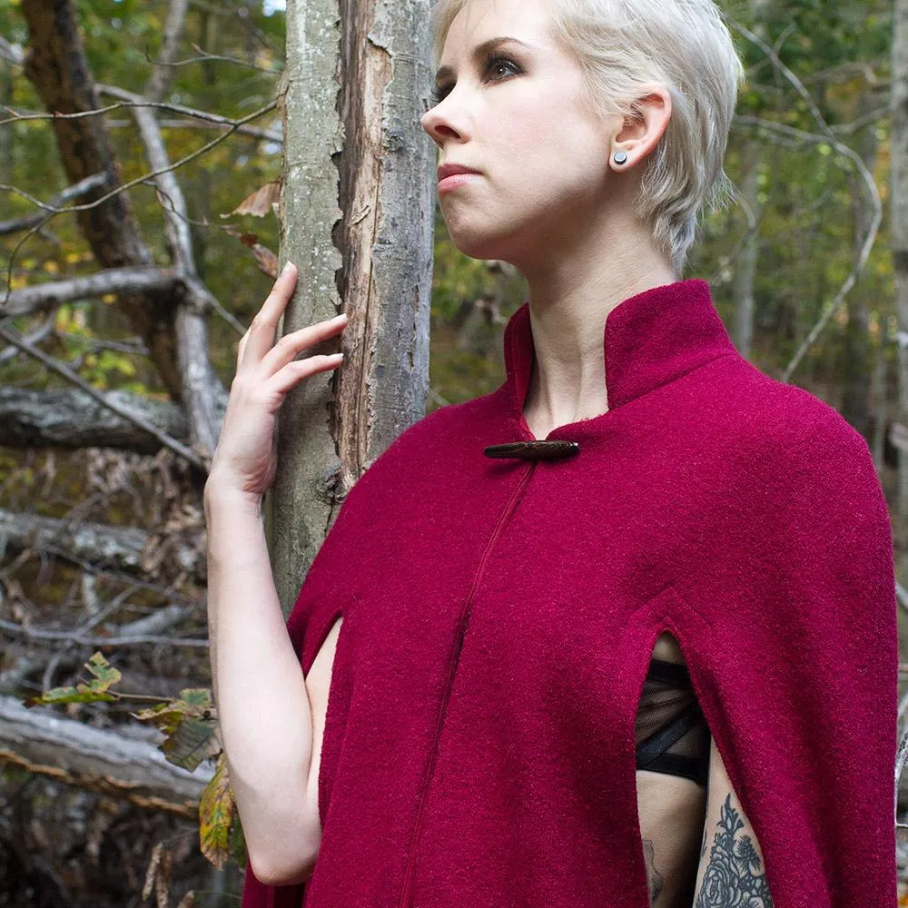 Lined Wool Cape
