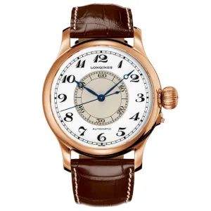 Longines watch The Longines Weems Second-Enseting Watch 47.5mm Automatic White Rose Gold 18kt L2.713.8.13.0