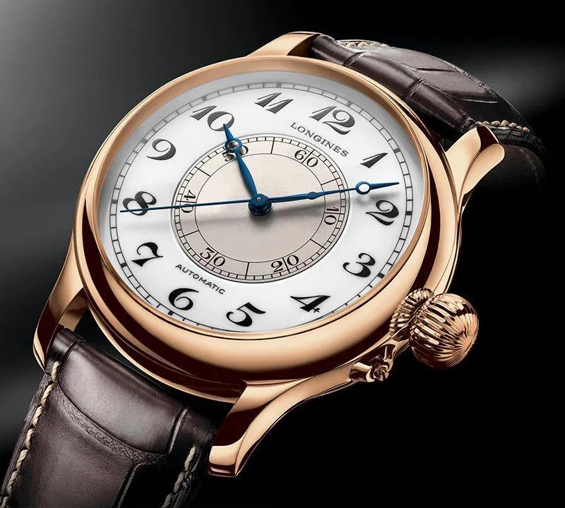 Longines watch The Longines Weems Second-Enseting Watch 47.5mm Automatic White Rose Gold 18kt L2.713.8.13.0