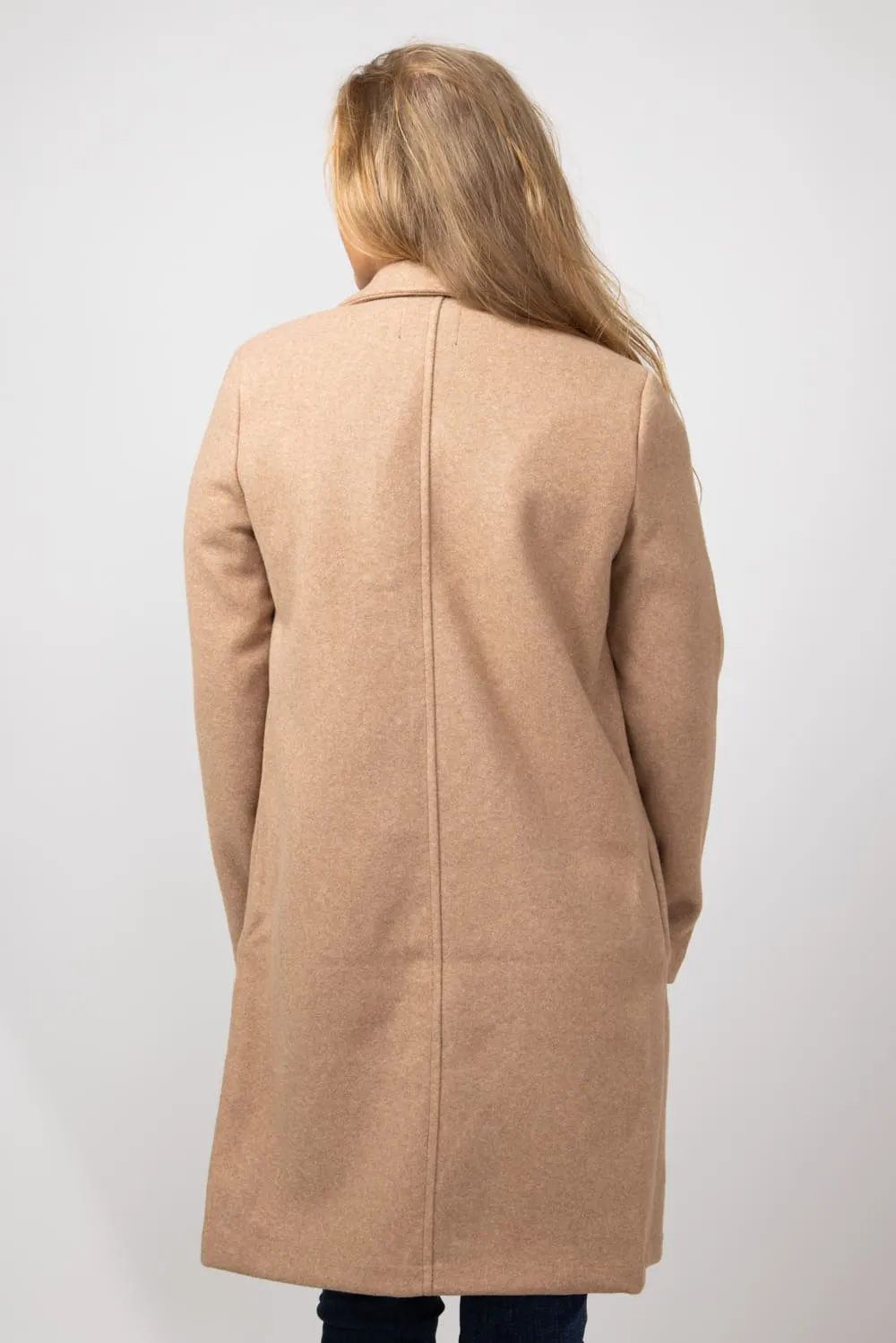 Love Tree Long Coat for Women in Camel | J8195-CAMEL