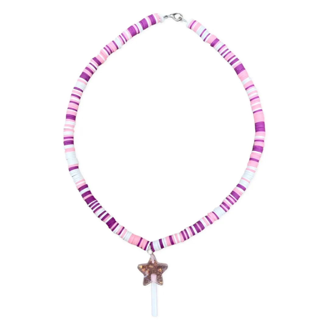 Magic Wand Beaded Necklace