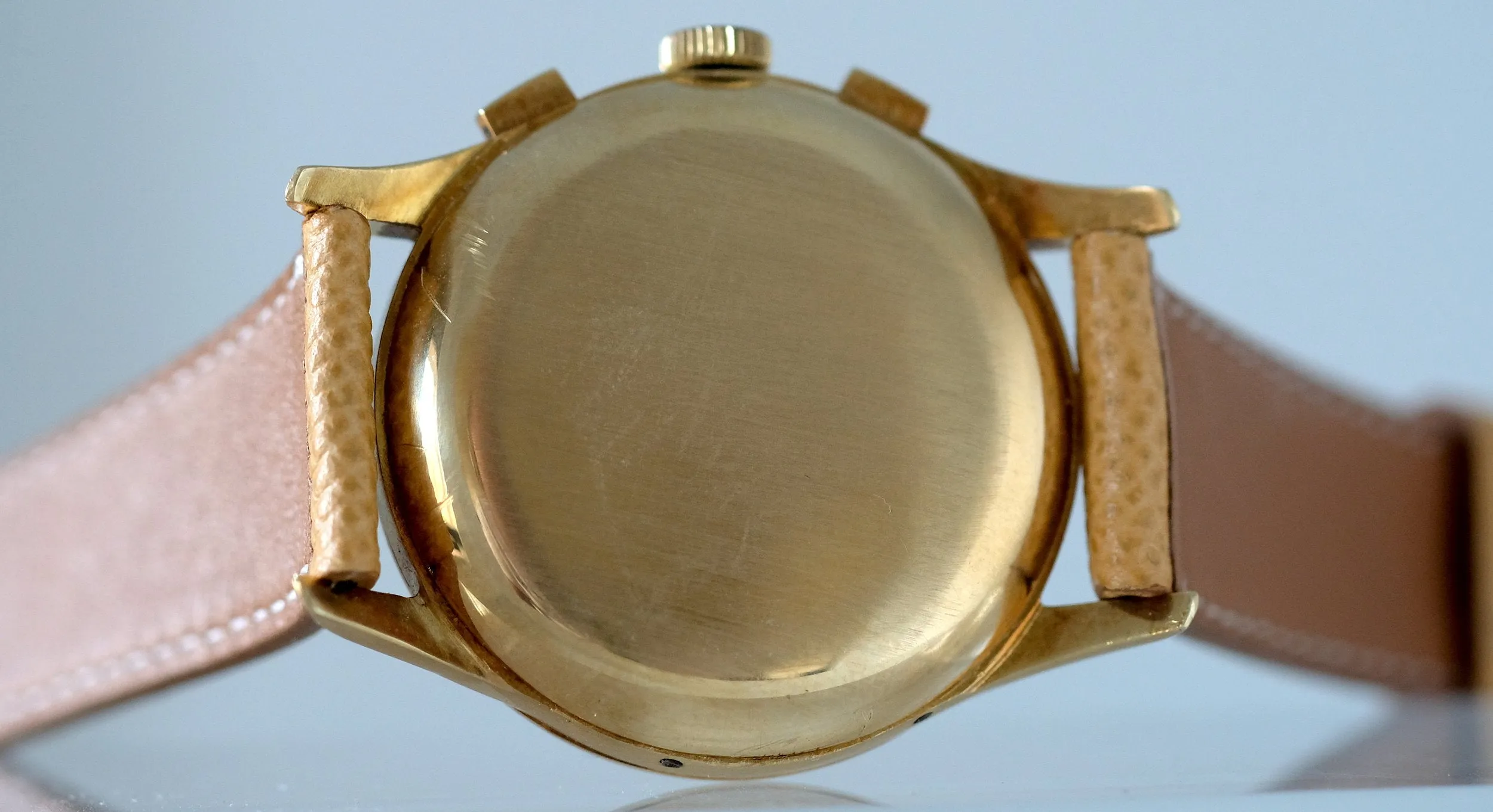 Mathey-Tissot Triple Date Calendar Chronograph in 18kt Yellow Gold