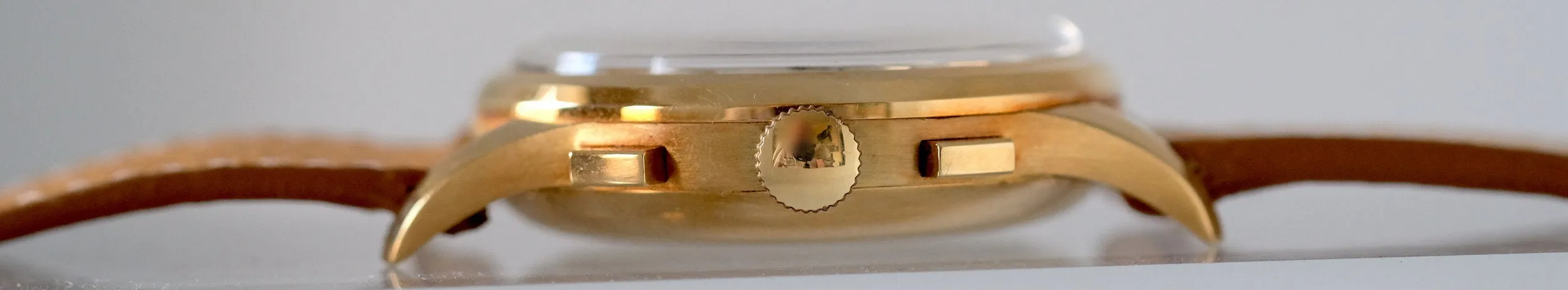 Mathey-Tissot Triple Date Calendar Chronograph in 18kt Yellow Gold