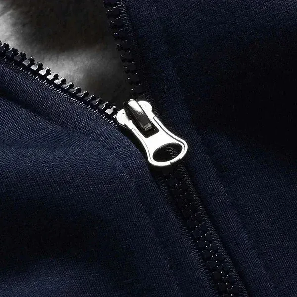 Men's Camouflage Fleece Zip Jacket for Winter Wear