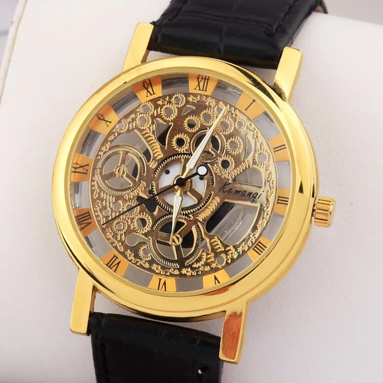 Men's Stainless Steel Fashion Skeleton Watch