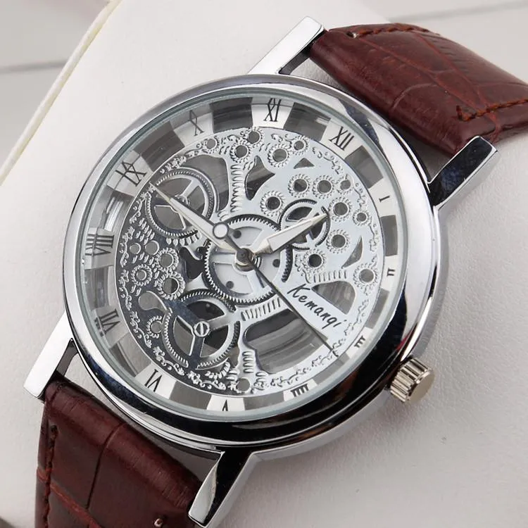 Men's Stainless Steel Fashion Skeleton Watch