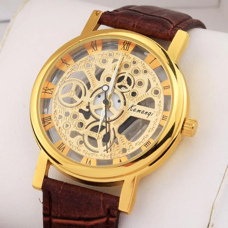 Men's Stainless Steel Fashion Skeleton Watch