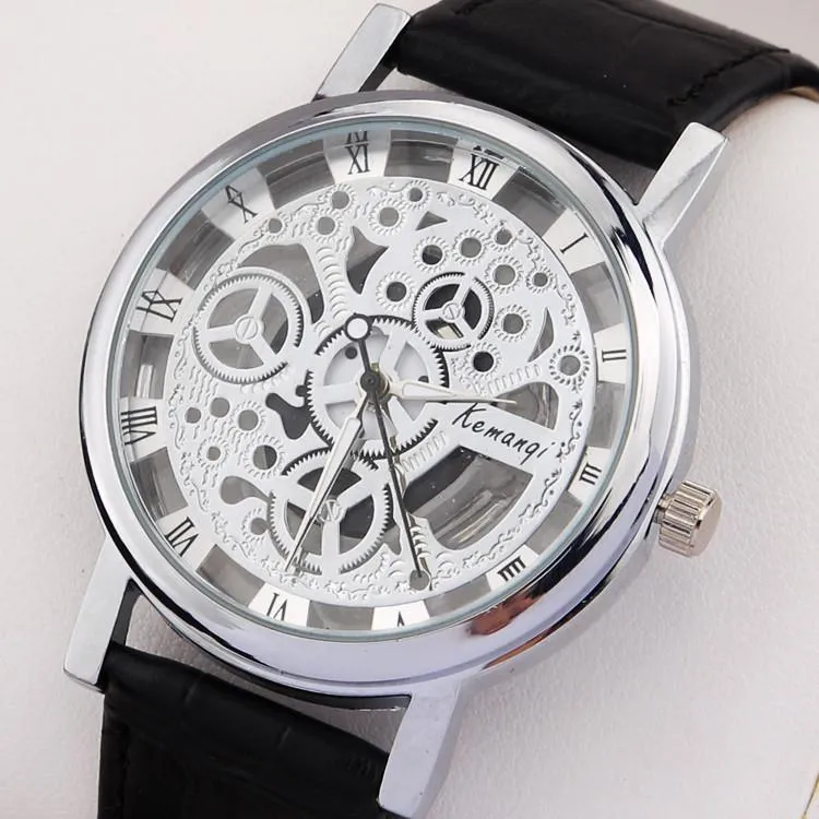 Men's Stainless Steel Fashion Skeleton Watch
