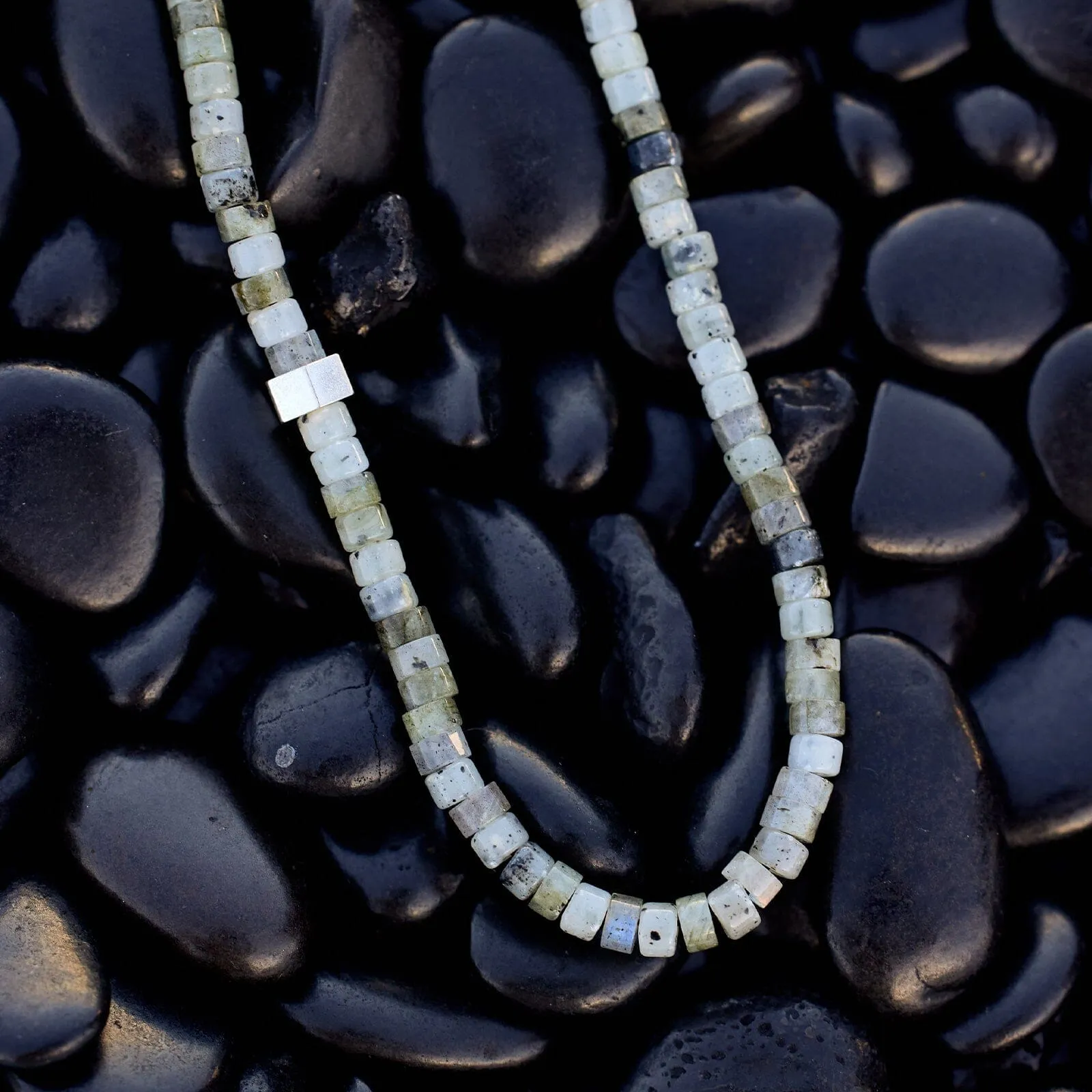 Men's Stone Bead Necklace