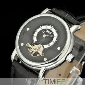 Men's Trendy Black Dial Watch