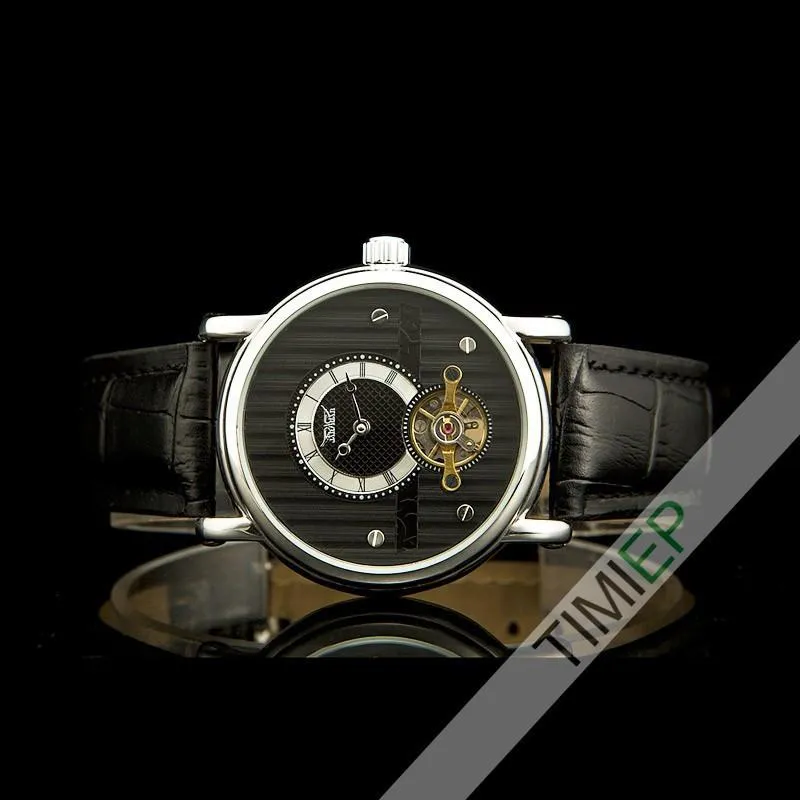 Men's Trendy Black Dial Watch