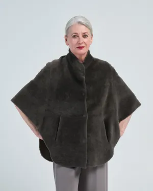 merino cape jacket