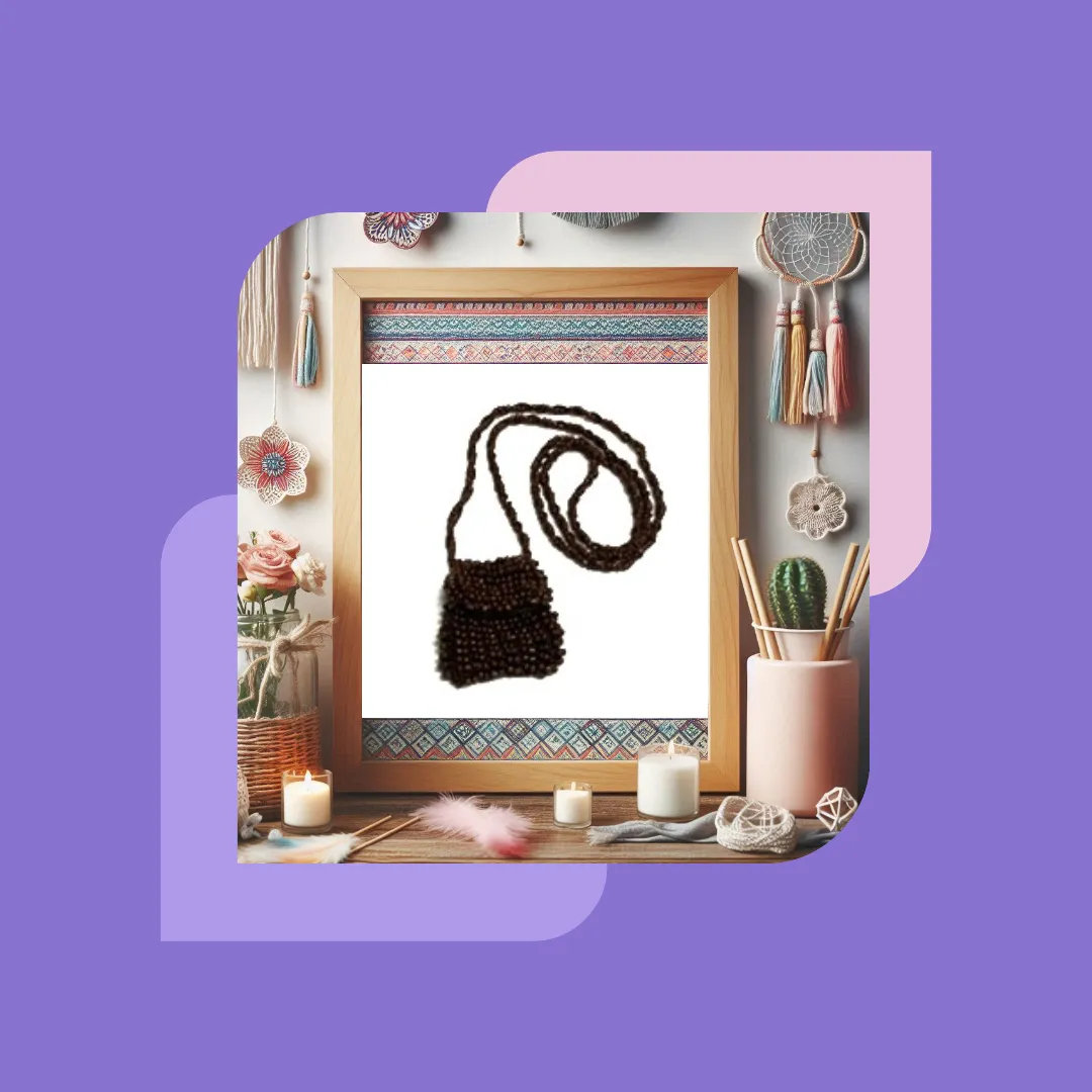 Miniature Beaded Bag Collection Small Necklaces