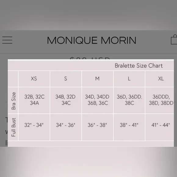 Monique Morin FRISSON BUSTIER in BLOODSTONE size 32 D / 34 C from Anthropologie
