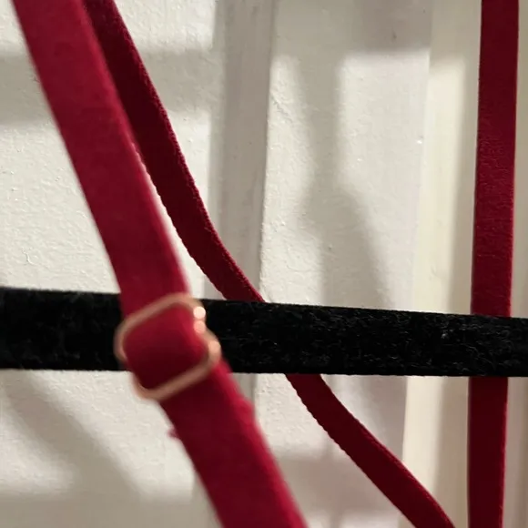 Monique Morin FRISSON BUSTIER in BLOODSTONE size 32 D / 34 C from Anthropologie