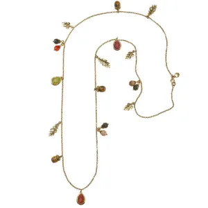 MULTI COLOR BEADS CHARM  NECKLACES #299MT1501 (5A5/3A2/3A1)