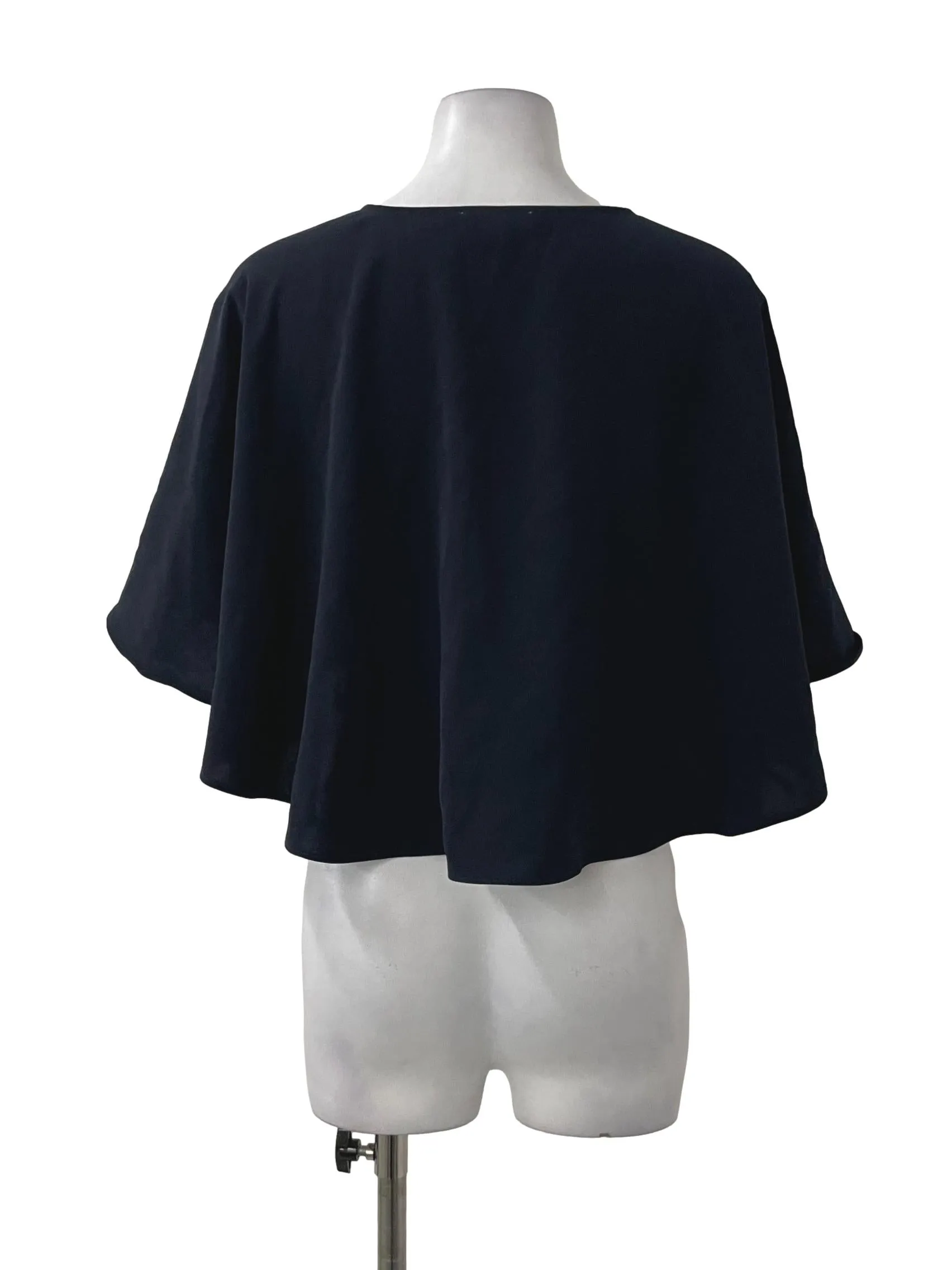 Navy Cape Outerwear