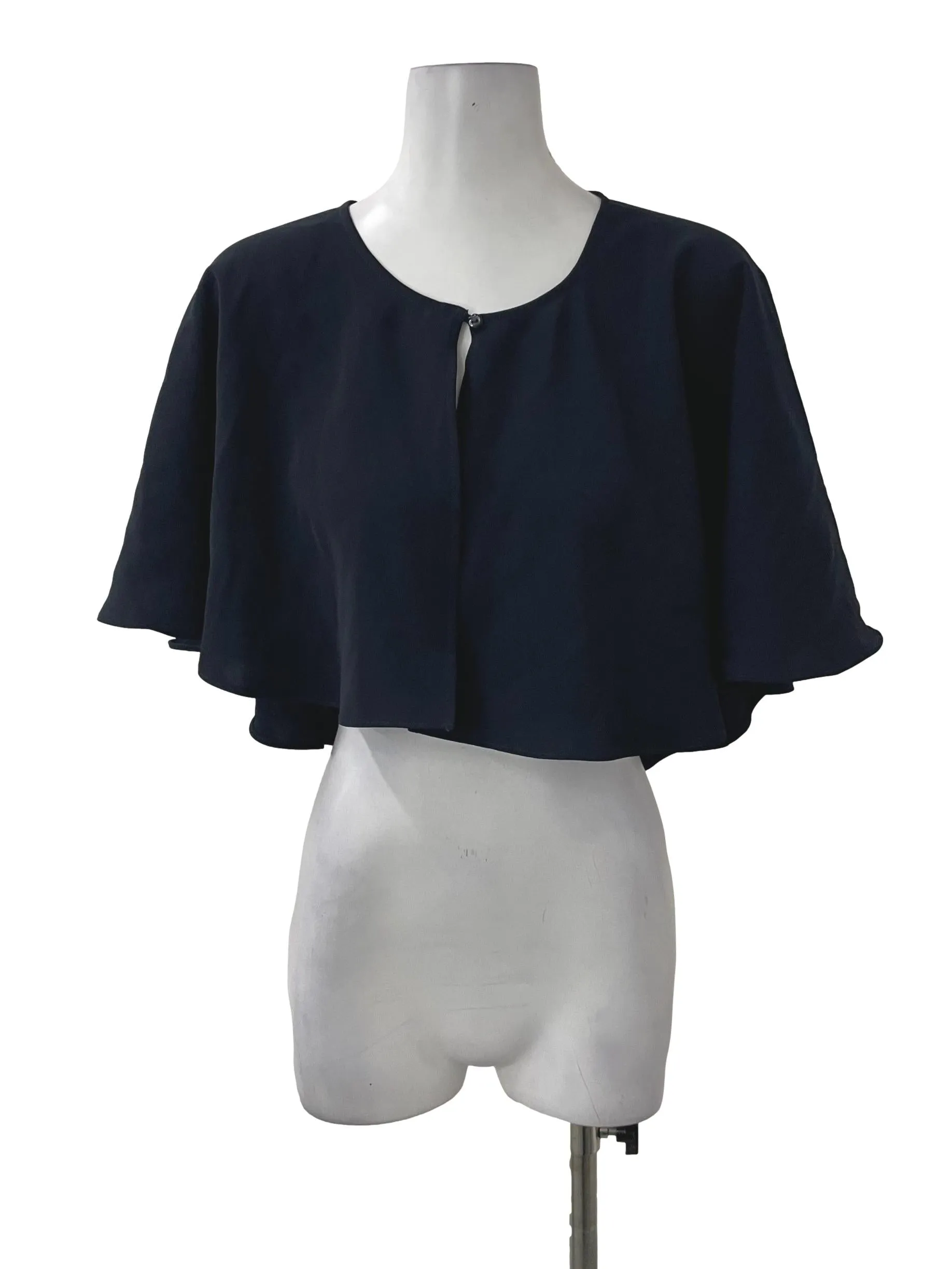 Navy Cape Outerwear