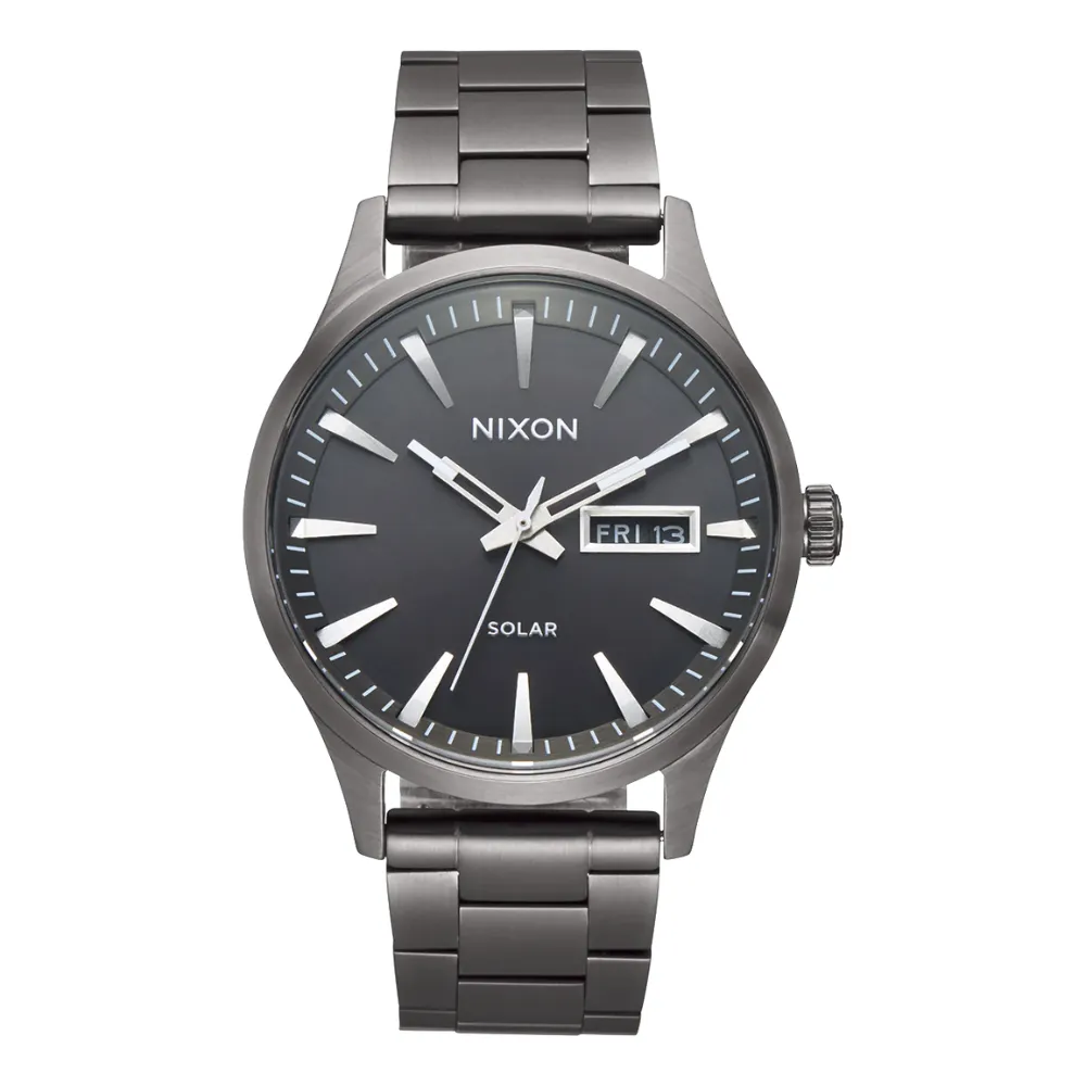Nixon Men's Sentry Solar Stainless Steel