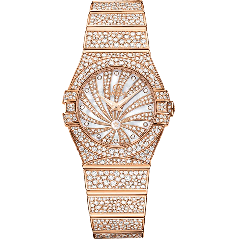 Omega Constellation 24 mm, red gold on red gold
